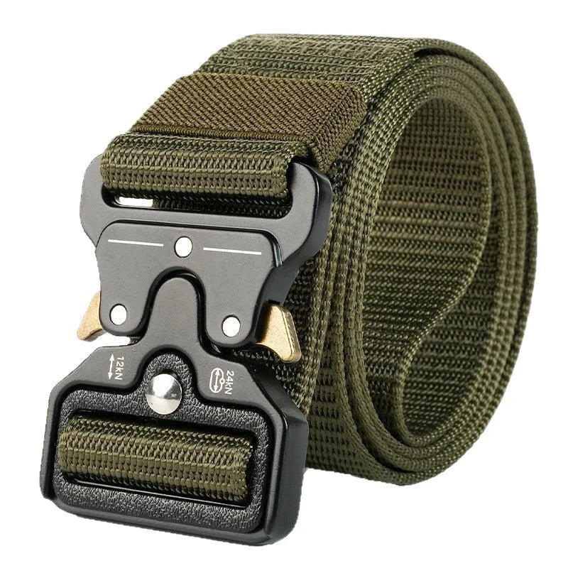 Taktischer Gürtel mit Schnellverschluss – Leicht, Robust & Verstellbar – Nylon Gürtel für Outdoor & Training
