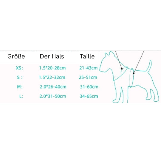 🐶 Reflektierendes Hundegeschirr mit Leine – Verstellbar & Sicher