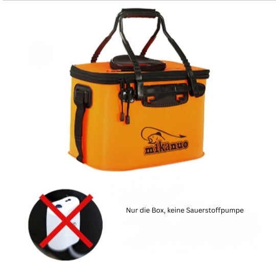 Faltbarer Angel-Eimer aus EVA – Robuste Köder- & Fischbox, wasserdicht & platzsparend für Outdoor & Camping