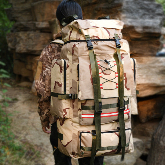 Outdoor Rucksack 130L – Extra groß, wasserdicht & extrem belastbar