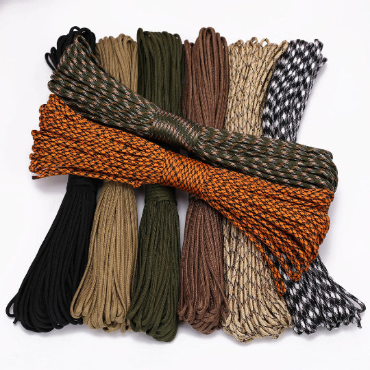 Paracord 7-Core Outdoor Seil 31 m – Multifunktionale Survival & Camping Schnur, 4 mm robust