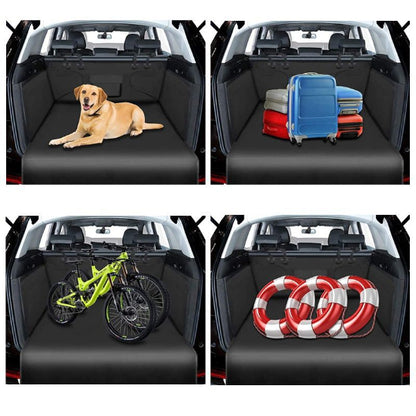 Wasserdichte Auto Hundedecke – Robuste Rücksitz-Schondecke aus 600D Oxford, kratzfest & rutschfest