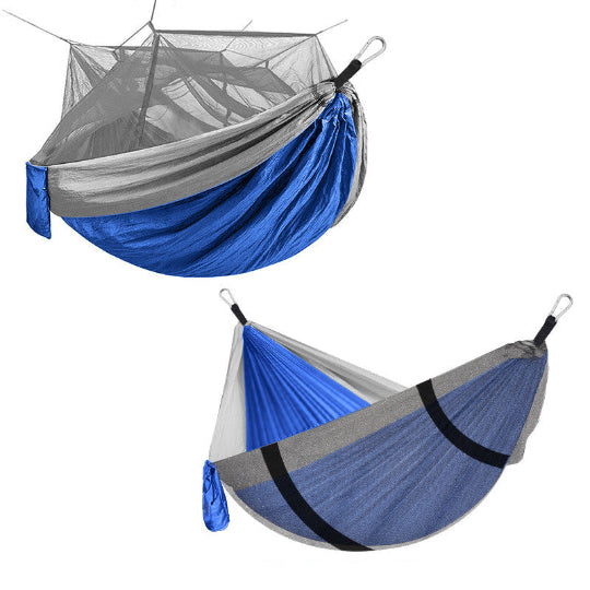 Outdoor Hängematte mit Moskitonetz – Leichte Camping Hängematte für 1–2 Personen, inkl. Aufhängeset