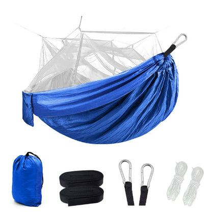 Outdoor Hängematte mit Moskitonetz – Leichte Camping Hängematte für 1–2 Personen, inkl. Aufhängeset