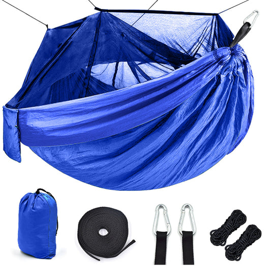 Outdoor Hängematte mit Moskitonetz – Leichte Camping Hängematte für 1–2 Personen, inkl. Aufhängeset