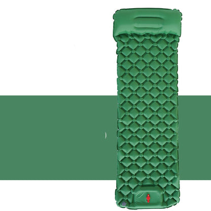 Ultraleichte Camping Isomatte mit integrierter Pumpe – Aufblasbare Schlafmatte mit Kissen für Outdoor & Reisen