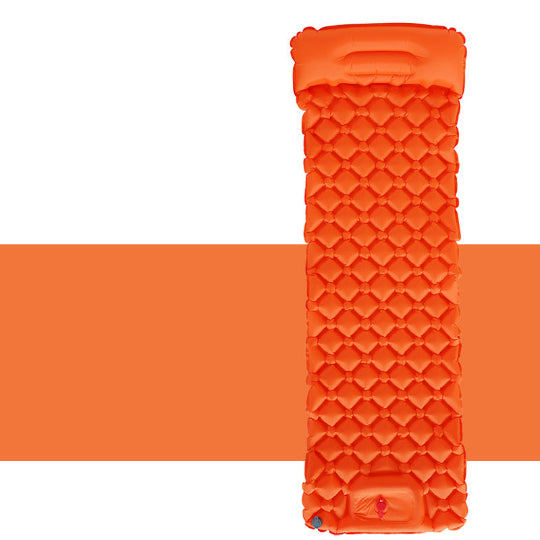 Ultraleichte Camping Isomatte mit integrierter Pumpe – Aufblasbare Schlafmatte mit Kissen für Outdoor & Reisen