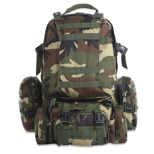 Taktischer Outdoor Rucksack 50L – Molle System, wasserdicht & modular