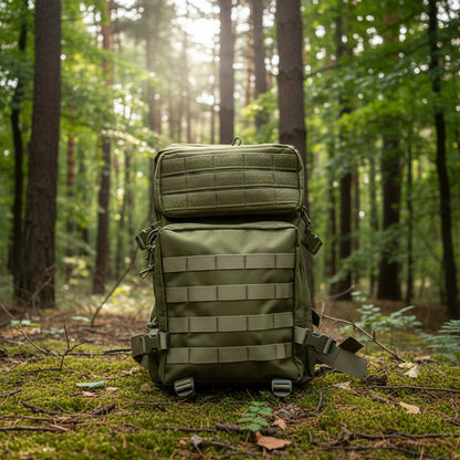 Outdoor Rucksack 56–75L Camouflage – Wasserdicht & robust