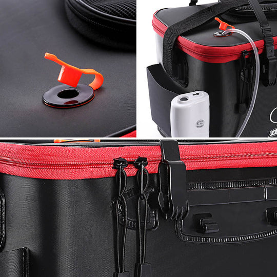 Faltbarer Angel-Eimer aus EVA – Robuste Köder- & Fischbox, wasserdicht & platzsparend für Outdoor & Camping