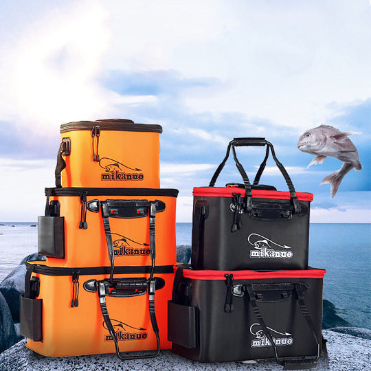 Faltbarer Angel-Eimer aus EVA – Robuste Köder- & Fischbox, wasserdicht & platzsparend für Outdoor & Camping