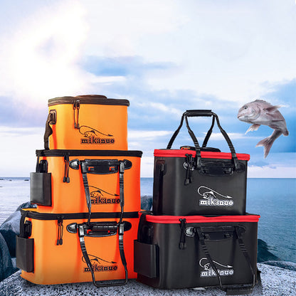 Faltbarer Angel-Eimer aus EVA – Robuste Köder- & Fischbox, wasserdicht & platzsparend für Outdoor & Camping