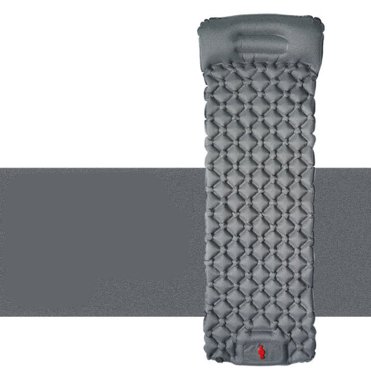 Ultraleichte Camping Isomatte mit integrierter Pumpe – Aufblasbare Schlafmatte mit Kissen für Outdoor & Reisen