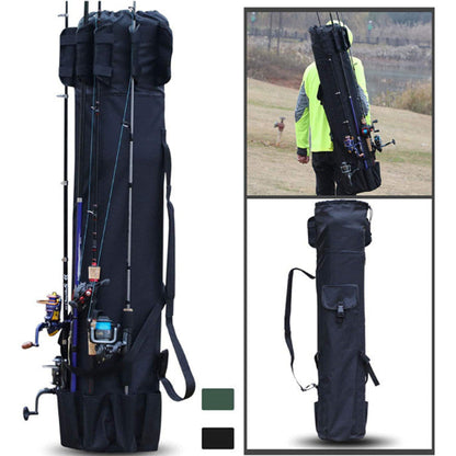 Angelruten-Tasche 123 cm – Robuste Multifunktions Angeltasche aus Oxford-Gewebe, wasserdicht & ideal für Outdoor