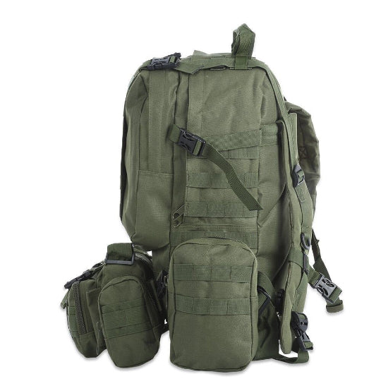 Taktischer Outdoor Rucksack 50L – Molle System, wasserdicht & modular