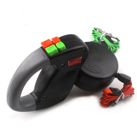 Doppel Rollleine für Hunde 3 m – Automatische Hundeleine für 2 Hunde, verhedderfrei & komfortabel
