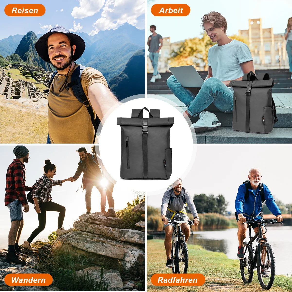 22L Rucksack – Leicht, Robust & Vielseitig – Perfekt für Alltag, Reisen & Outdoor