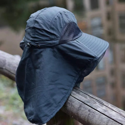 UV Schutz Hut mit Gesichtsschutz – Atmungsaktiv, Insektenschutz, breite Krempe für Outdoor, Angeln & Wandern