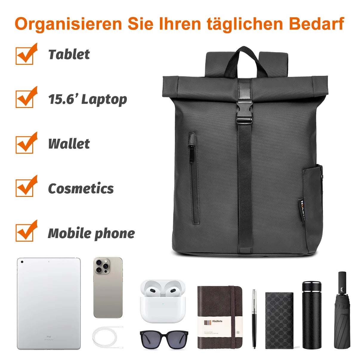 22L Rucksack – Leicht, Robust & Vielseitig – Perfekt für Alltag, Reisen & Outdoor