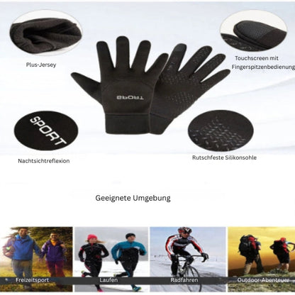 Warme Touchscreen-Handschuhe – Wind- und Kälteschutz für Outdoor & Sport
