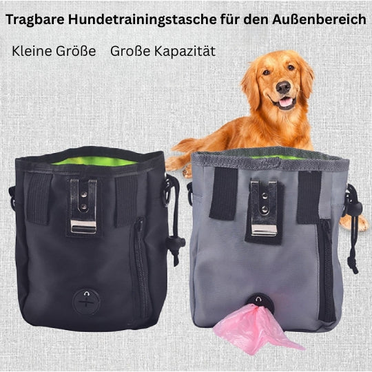 Hundeleckerli Tasche für Training – Praktische Snack Tasche mit Kordelzug, ideal für Spaziergänge & Hundetraining