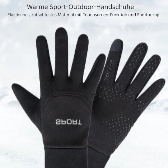 Warme Touchscreen-Handschuhe – Wind- und Kälteschutz für Outdoor & Sport