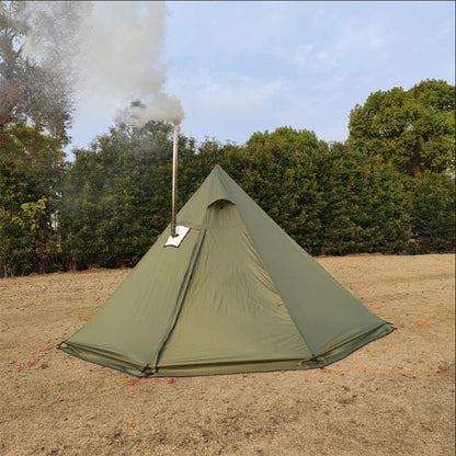 „BergHütte“ – Das höhenverstellbare Tipi Ofenzelt für Wintercamping und Outdoor-Abenteuer