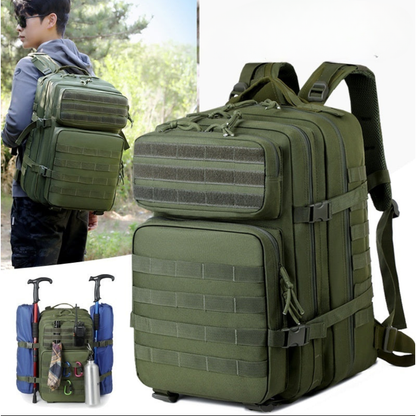 Taktischer Outdoor Rucksack 56–75L – Robust, vielseitig & camo