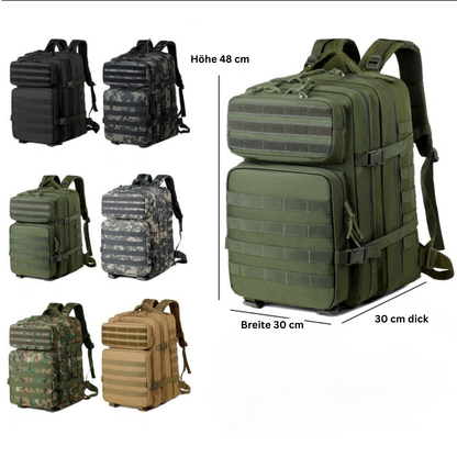 Taktischer Outdoor Rucksack 56–75L – Robust, vielseitig & camo