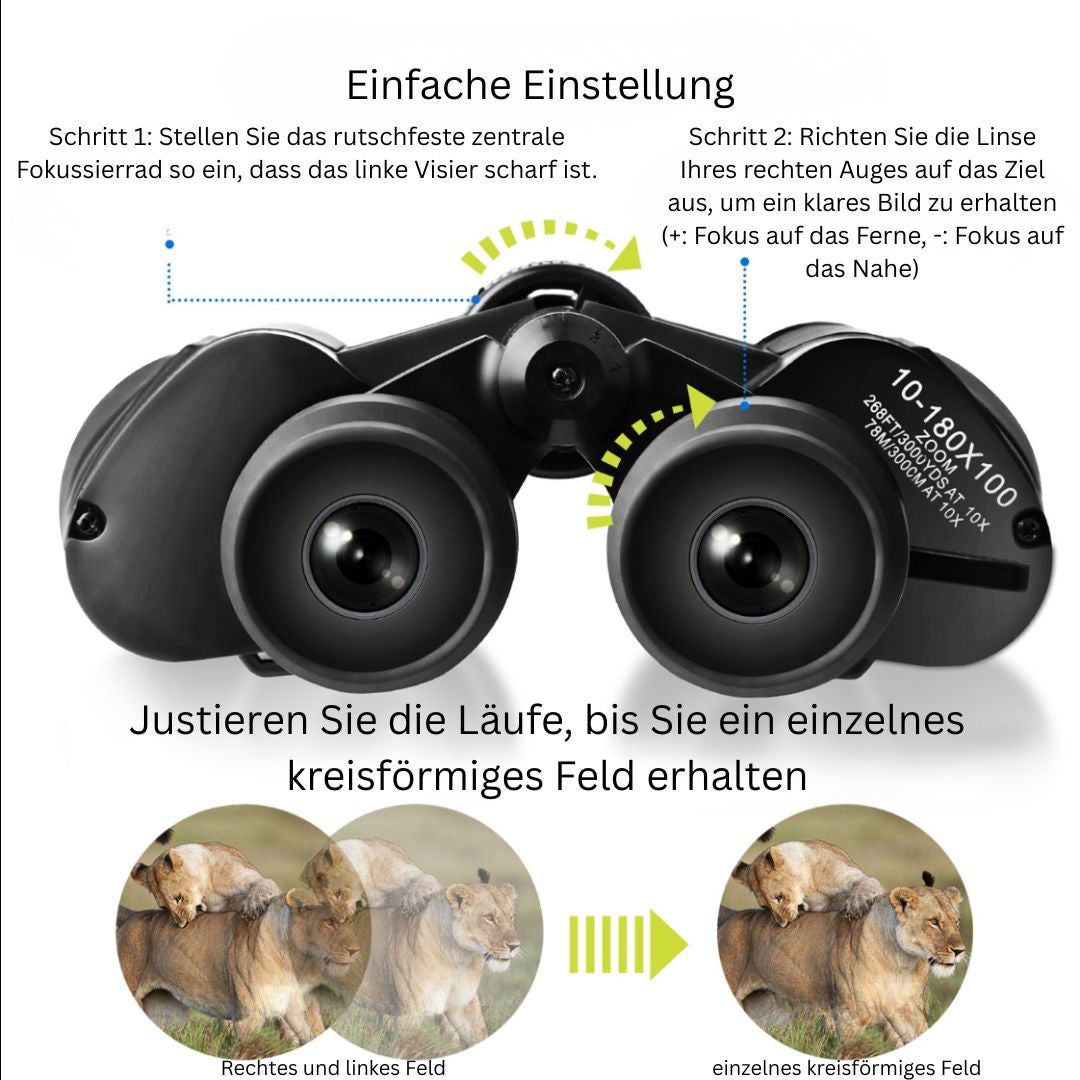 Zoom Fernglas 8–24×50 – leistungsstark, klar und vielseitig