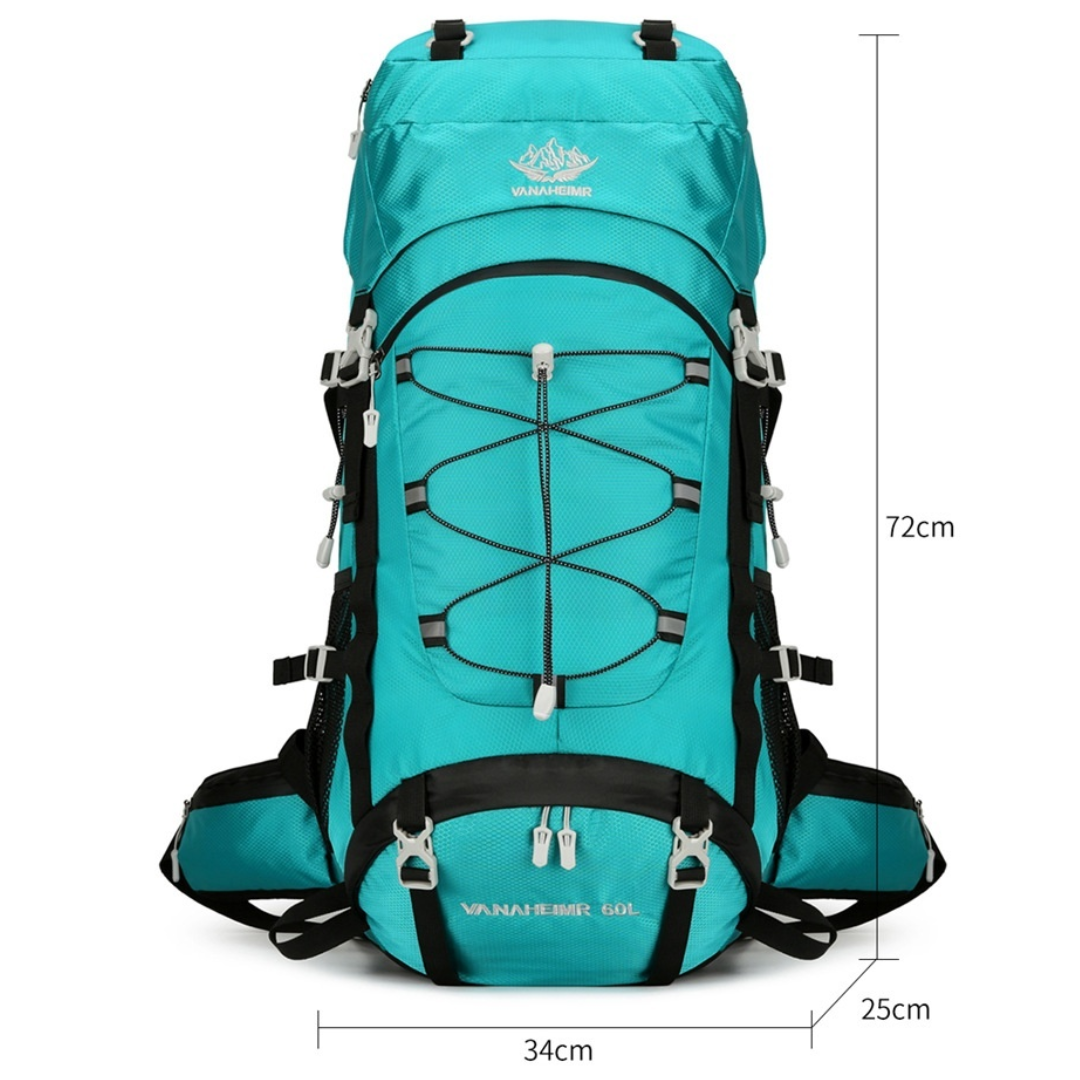 60L Outdoor Wandern & Reise Rucksack – leicht, robust und komfortabel