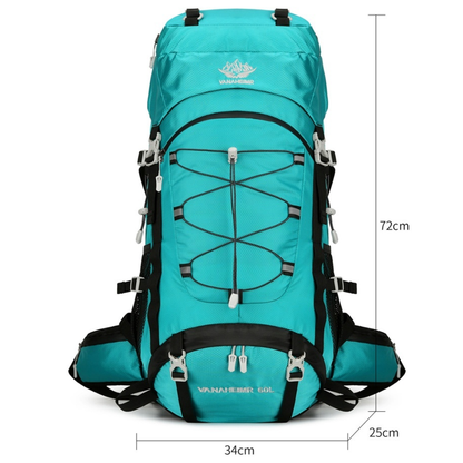 60L Outdoor Wandern & Reise Rucksack – leicht, robust und komfortabel