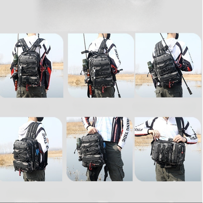 Wasserdichter Angel Rucksack – Multifunktional, robust & praktisch