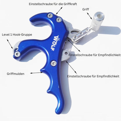 Bogen Zubehör – 4-Finger Release Aid (Sehnenauslöser)