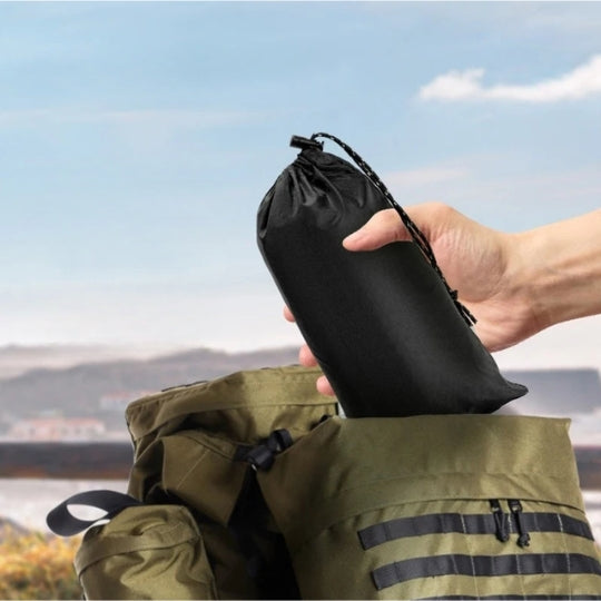 3-in-1 Regenponcho Outdoor – Wasserdicht, Multifunktional als Zelt, Plane & Regenschutz
