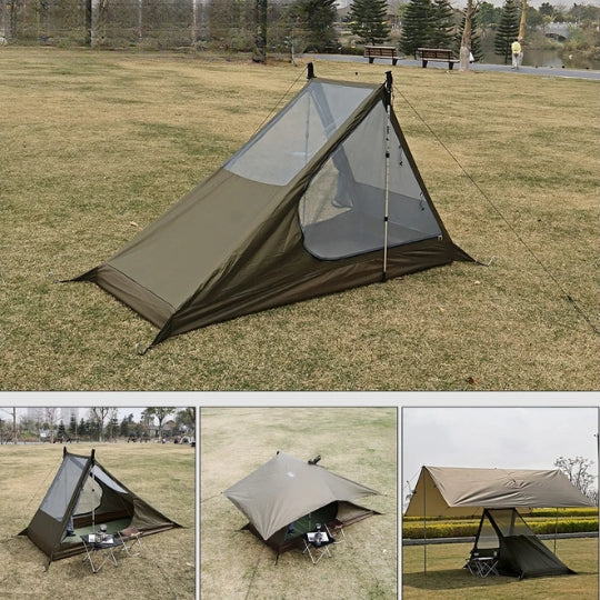 Ultraleichtes 1-Personen Mesh Zelt – Atmungsaktiv, Moskitosicher & Schnellaufbau – Kompaktes Trekkingzelt für Camping & Backpacking