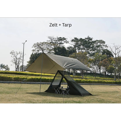 Ultraleichtes 1-Personen Mesh Zelt – Atmungsaktiv, Moskitosicher & Schnellaufbau – Kompaktes Trekkingzelt für Camping & Backpacking