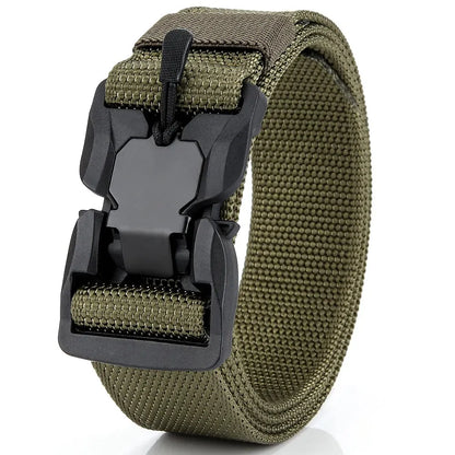 Taktischer Gürtel mit Magnet-Schnellverschluss – Elastisch, Robust & Unisex – Nylon Gürtel für Alltag & Outdoor