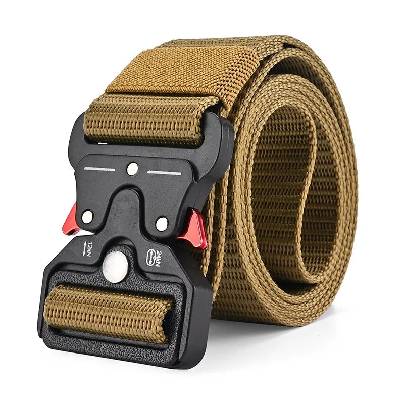 Taktischer Gürtel – Robust, Verstellbar & Unisex – Canvas Gürtel für Alltag, Jeans & Outdoor (1 oder 2 Stück)