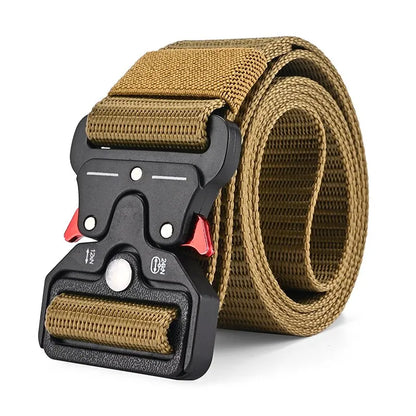 Taktischer Gürtel – Robust, Verstellbar & Unisex – Canvas Gürtel für Alltag, Jeans & Outdoor (1 oder 2 Stück)