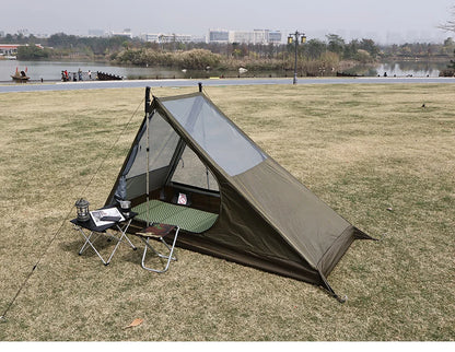 Ultraleichtes 1-Personen Mesh Zelt – Atmungsaktiv, Moskitosicher & Schnellaufbau – Kompaktes Trekkingzelt für Camping & Backpacking