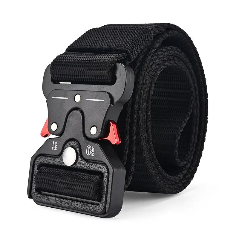 Taktischer Gürtel – Robust, Verstellbar & Unisex – Canvas Gürtel für Alltag, Jeans & Outdoor (1 oder 2 Stück)