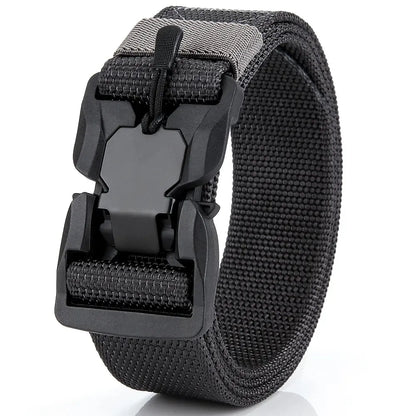 Taktischer Gürtel mit Magnet-Schnellverschluss – Elastisch, Robust & Unisex – Nylon Gürtel für Alltag & Outdoor
