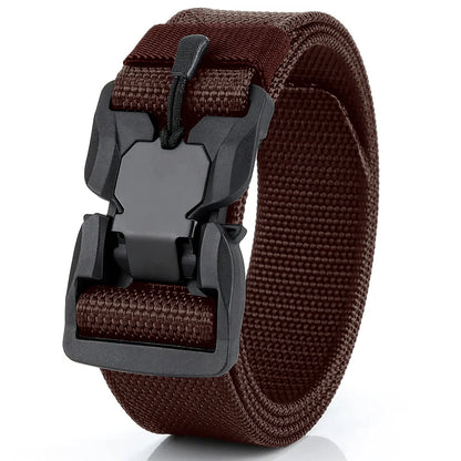 Taktischer Gürtel mit Magnet-Schnellverschluss – Elastisch, Robust & Unisex – Nylon Gürtel für Alltag & Outdoor
