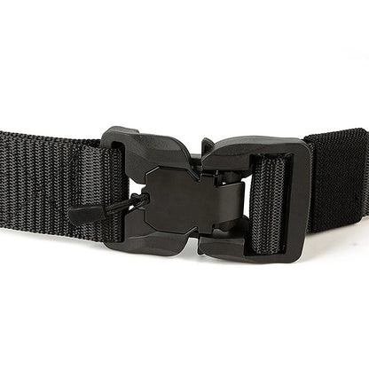 Taktischer Gürtel mit Magnet-Schnellverschluss – Elastisch, Robust & Unisex – Nylon Gürtel für Alltag & Outdoor