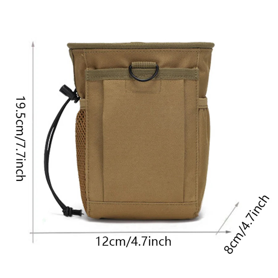 Taktische Abwurftasche 3–5L – Robuste MOLLE Hüfttasche aus 600D Nylon – Outdoor Aufbewahrungstasche