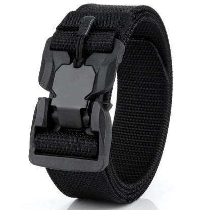 Taktischer Gürtel mit Magnet-Schnellverschluss – Elastisch, Robust & Unisex – Nylon Gürtel für Alltag & Outdoor