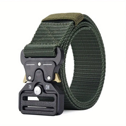 Taktischer Gürtel – Robust, Verstellbar & Unisex – Canvas Gürtel für Alltag, Jeans & Outdoor (1 oder 2 Stück)