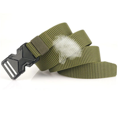 Herren Gürtel 125 cm – Leicht, Atmungsaktiv & Verstellbar – Robuster Nylon Canvas Gürtel für Alltag & Freizeit