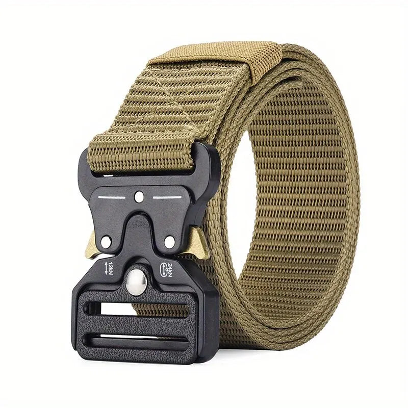 Taktischer Gürtel – Robust, Verstellbar & Unisex – Canvas Gürtel für Alltag, Jeans & Outdoor (1 oder 2 Stück)